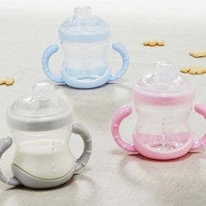 BNIP Pottery Barn Kids Sippy Cup In Grey (2 Cup Lot)